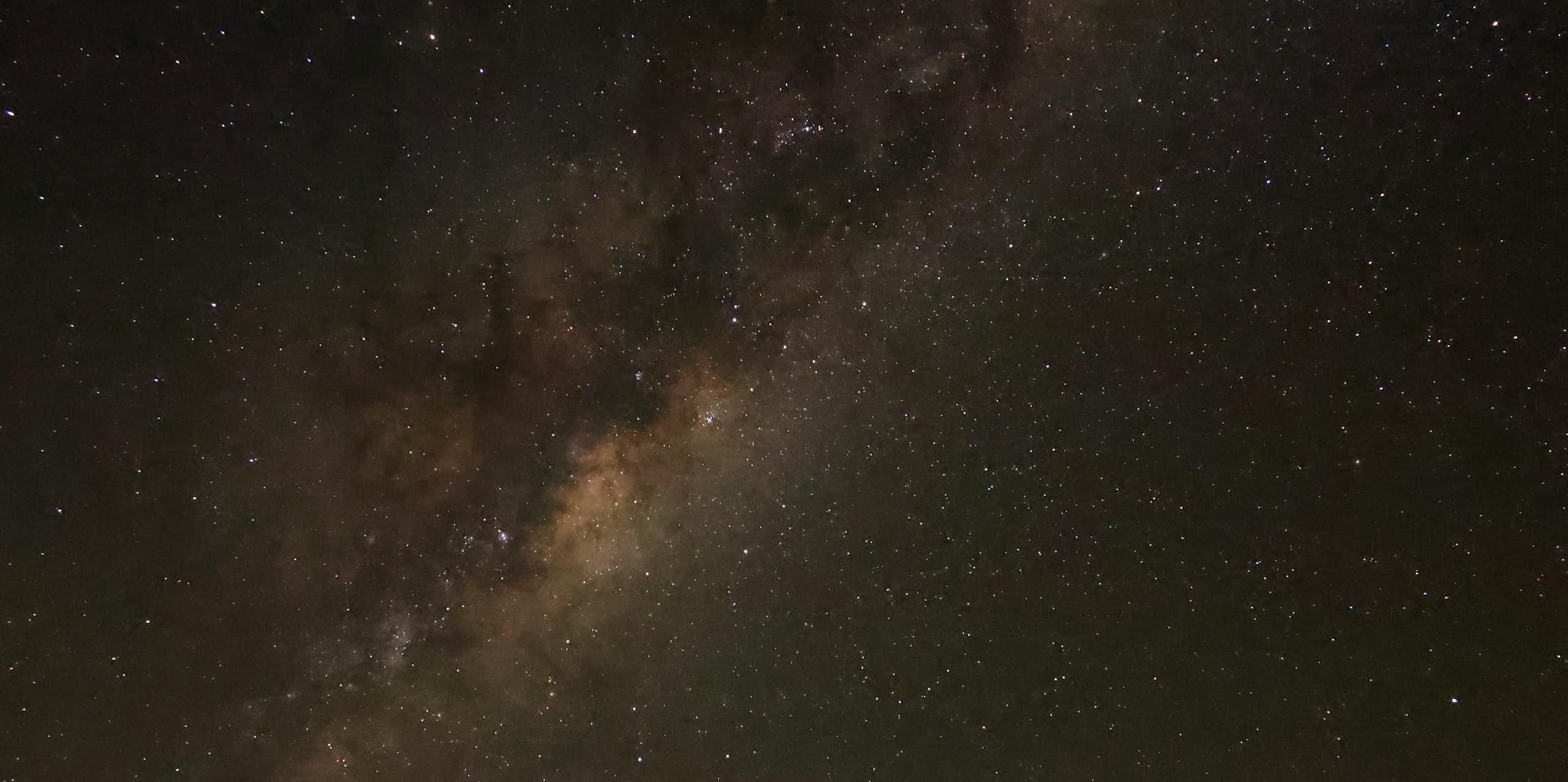 The Milky Way rising over The Forktree Project homestead at Carrickalinga 