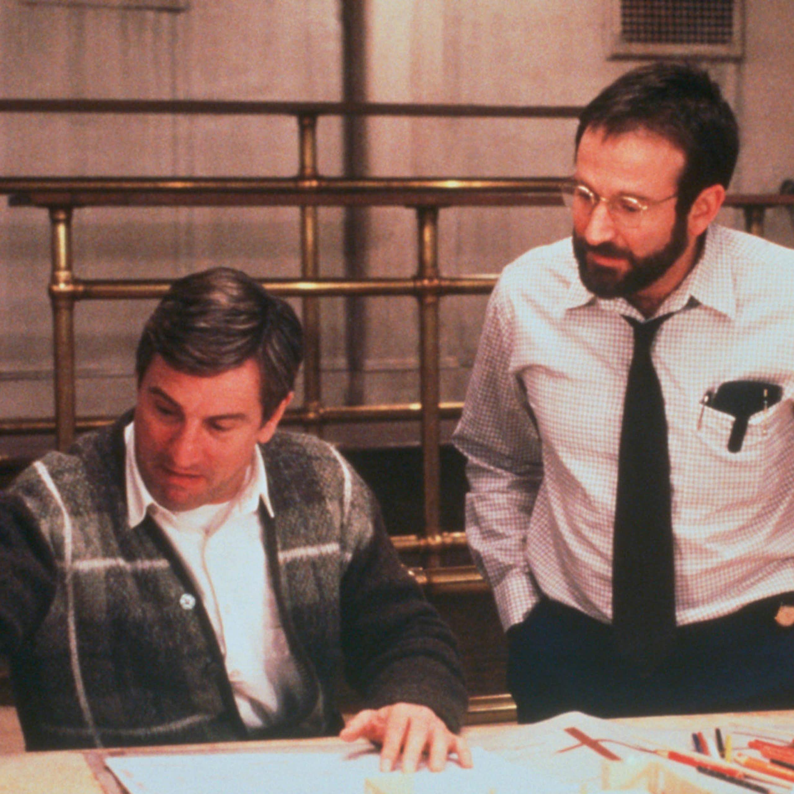 Robert De Niro e Robin Williams no filme Tempo de Despertar